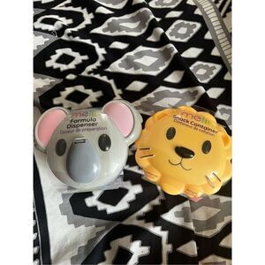 Melii Set of 2 snack & formula containers
